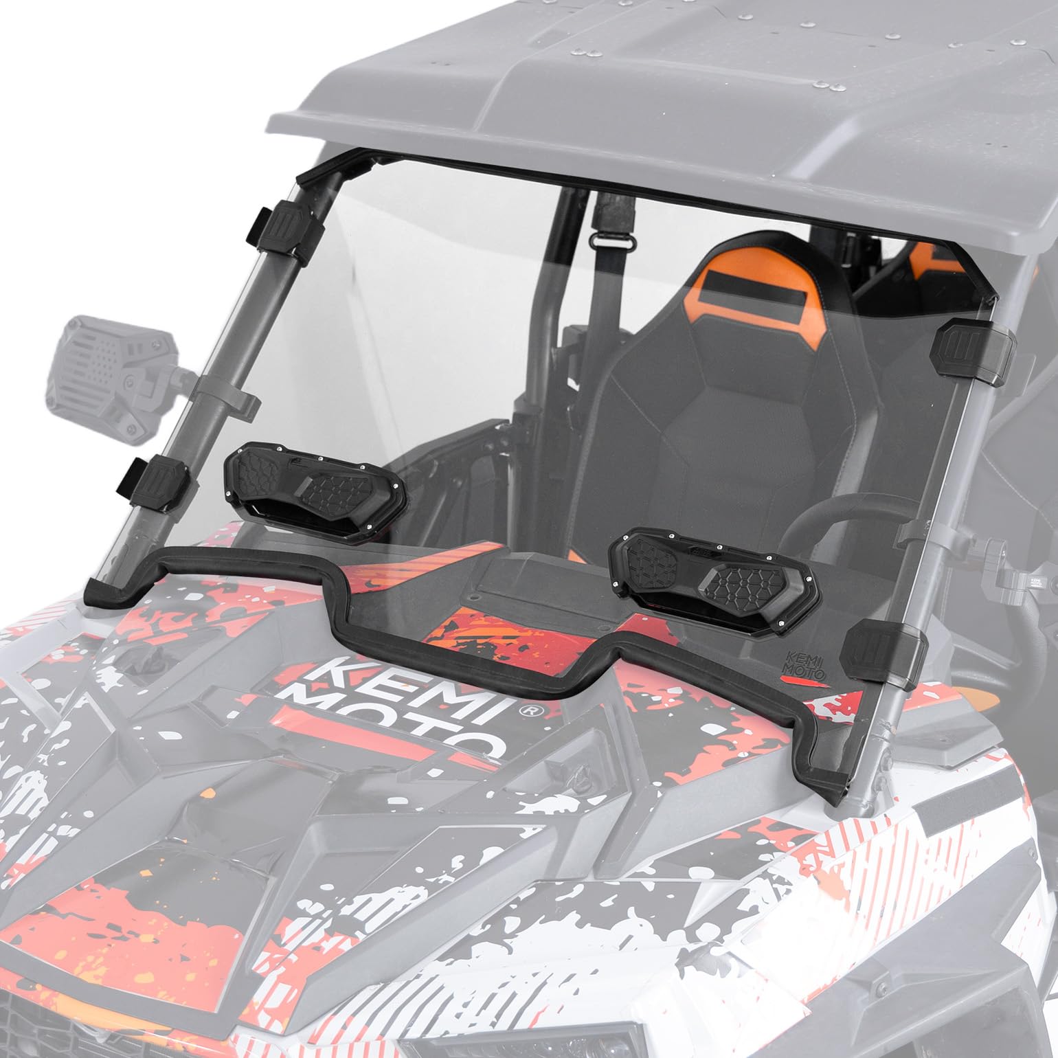 Amazon.com: KEMIMOTO XP 1000 3 in 1 Vented Windshield Hard-Coated